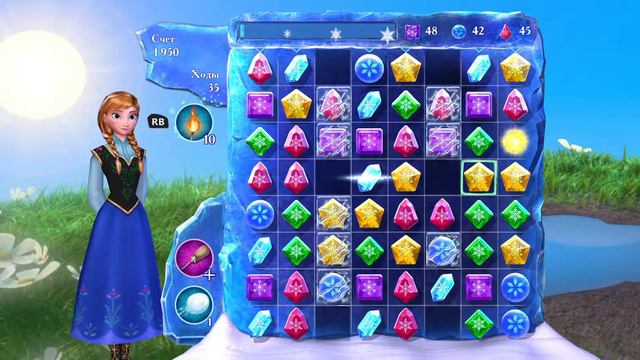 Frozen Free Fall Snowball Fight #50 (Уровни с 124 по 127) смотреть онлайн