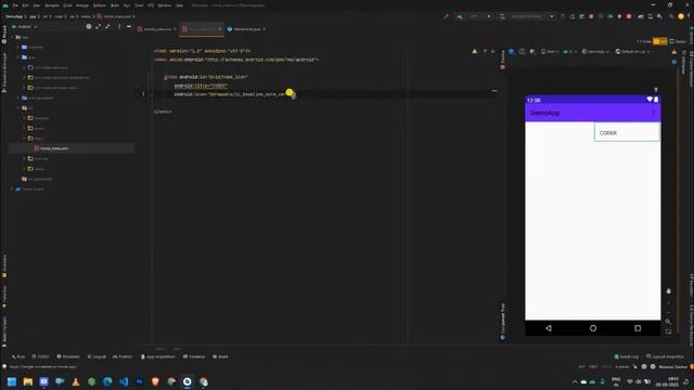 Menu's in Android Popup menu item menu | How to add a menu to an image View in Android studio| Icon смотреть онлайн