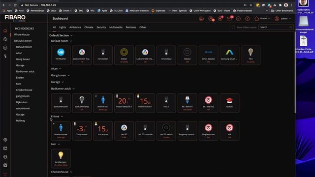 Smarthome Garage Door Upgrade  (Fibaro Homcenter 3 ) Home Automation