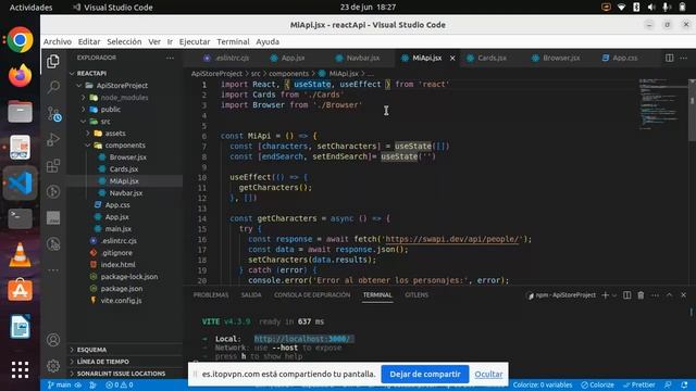 Vite+React consulta a Swapi, la api de star-wars смотреть онлайн