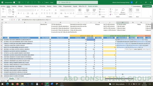 Clase-6 Funciones Anidadas SI(Y(...)) #Fácil, #Excel #Microsoft365 todo de una forma útil y Práctic смотреть онлайн