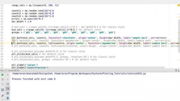Matplotlib PlottingTutorials : 015 : Horizontal Bar Charts