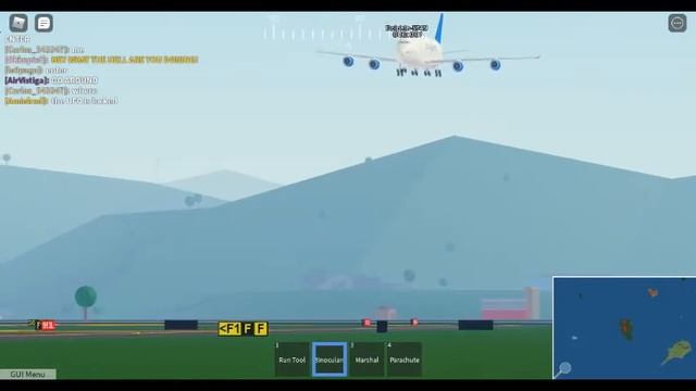 ПОСАДКА САМОЛЁТА / PLANE LANDING BOEING 747 DREAMLIFTER смотреть онлайн