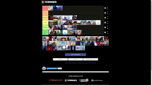 EVERY KAIJU IN KAIJU UNIVERSE TIERLIST || Roblox Kaiju Universe смотреть онлайн