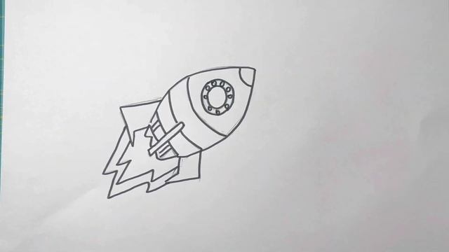 Как нарисовать ракету ? смотреть онлайн