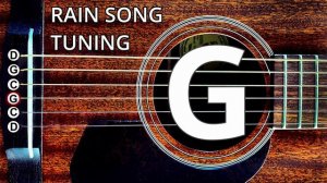 LED ZEPPELIN RAIN SONG (DGCGCD) | GUITAR TUNER