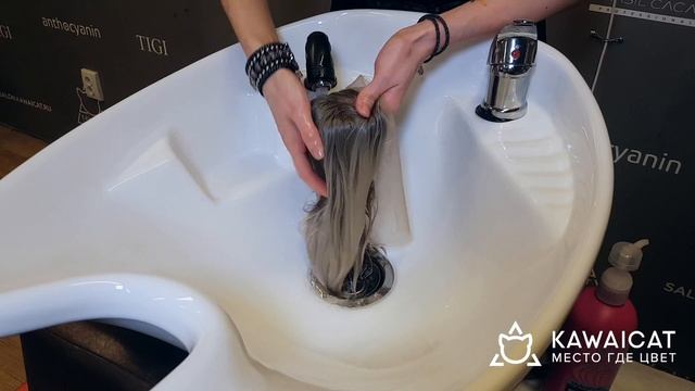 Как мыть натуральный парик. Мойка, сушка, укладка. смотреть онлайн