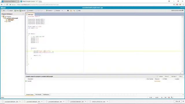 MBed OS | C++ | Writing Variables to Serial Port смотреть онлайн