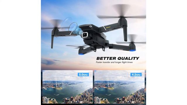 EACHINE E520S Drone avec Camera 4k HD GPS 5G-WiFi Pliable FPV Quadcopter смотреть онлайн