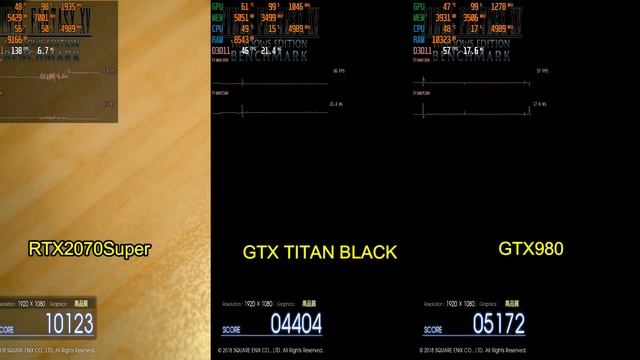 【自作PC】RTX 2070Super vs Gefoce GTX TITAN BLACK vs GTX980 смотреть онлайн