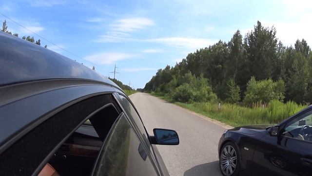 535d E60 Vs 550i E60 Drag; ZhmuraTV