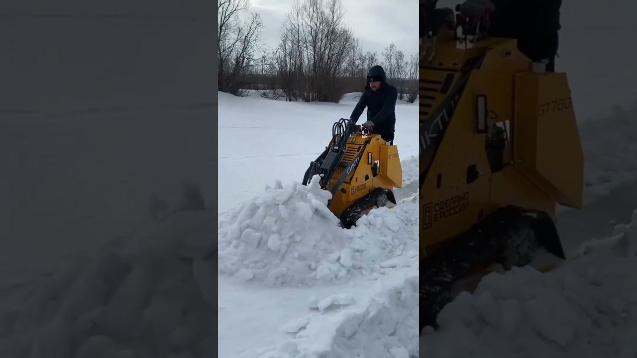 ДИКТУМ GT700. Тяговое усилие 1200кг. #минипогрузчик #diktum #спецтехника смотреть онлайн