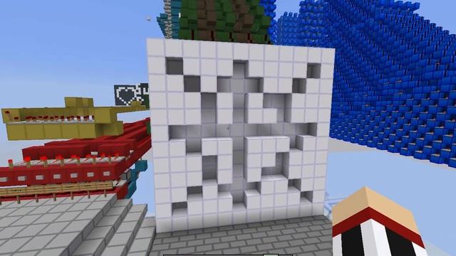 Minecraft: Infinite 1x1-Pixel High Density Display