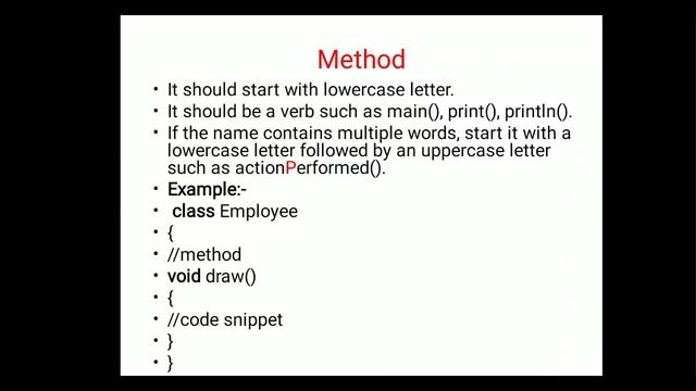 BSc-Computer Science-III Semester -Naming Conventions in JAVA -M.Siva Sankar смотреть онлайн