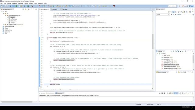 055 AVL tree remove implementation I смотреть онлайн