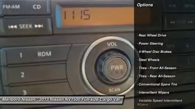 2013 Nissan NV1500 36413A смотреть онлайн