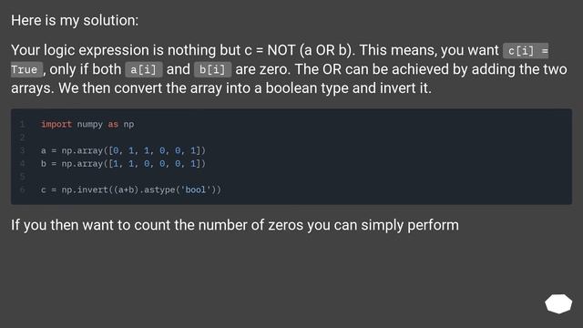 How to get a new numpy array based on conditions of two other numpy arrays using only numpy operati смотреть онлайн