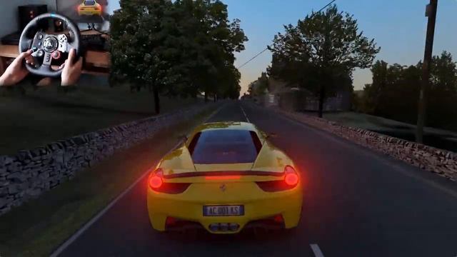 BEST SOUNDING Ferrari 458 Italia Sound Mod Yet - Assetto Corsa (Wheel + Paddle Shifters) смотреть онлайн