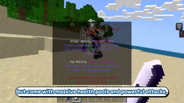 Intersting Hardcore Boss addon for MCPE! (Minecraft Bedrock Edition Mod) смотреть онлайн