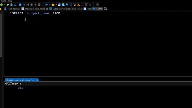 Max Function and Sub Query in MySQL | Question Set 21 | Query Statement Tutorial смотреть онлайн