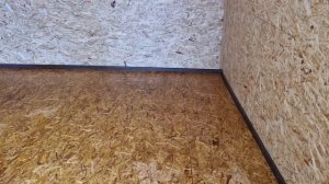 Жидкое стекло по OSB плите тонированное морилкой