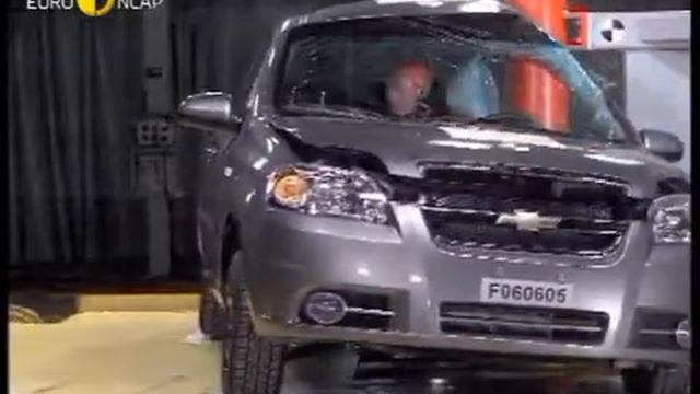 Краш-тест - Chevrolet Aveo Sedan 2006 (E-NCAP) смотреть онлайн