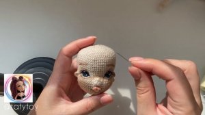Как сделать волосы кукле амигуруми