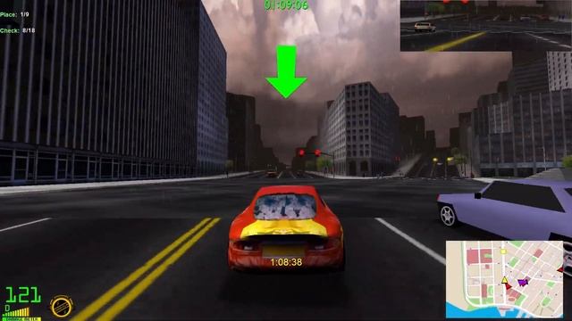 Midtown Madness 2 - Pacific Sprint - Golden Gate Racepack Checkpoint[Professional] смотреть онлайн