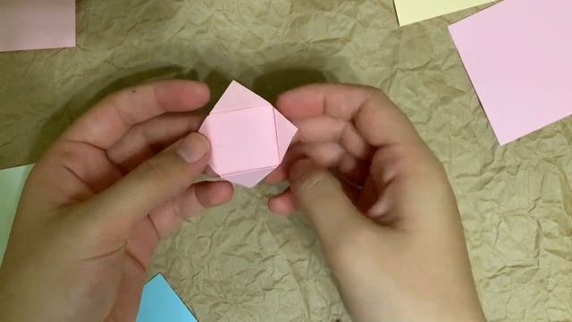 Кусудама Острый Куб (Модульное оригами) смотреть онлайн