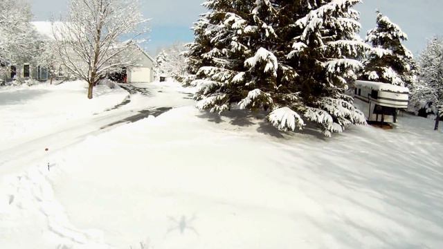 Nemo storm Feb 2013 - the beautiful aftermath from a quadcopter смотреть онлайн
