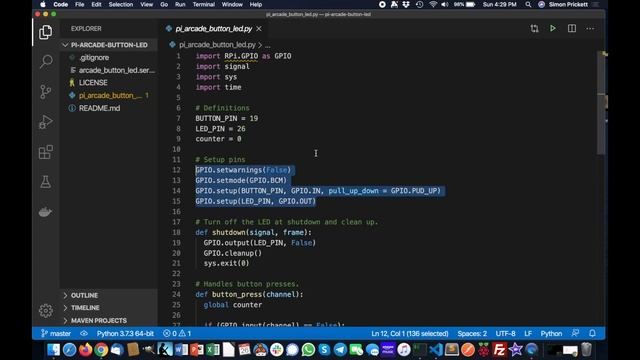 Raspberry Pi Arcade Button LED Demo смотреть онлайн