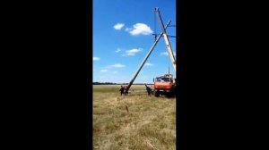 Демонтаж опоры СК-26