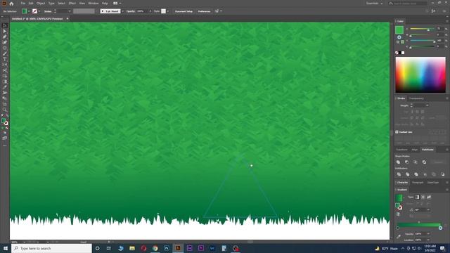 How to Make Grass Adobe Illustrator | ইলাস্ট্রেটর দিয়ে খুব সহজেই ঘাস তৈরী করুন। смотреть онлайн