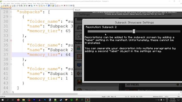 Subpacks - How to Add Settings to Resource Packs! (Minecraft: Bedrock Edition) - Mini Tutorial смотреть онлайн