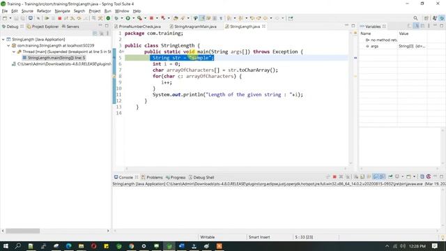 Find length of String without using inbuild function | Most important java interview questions смотреть онлайн