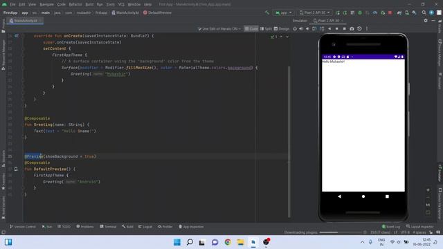 3. Display Text, Images / Rows, Column | Android Development Series with Jetpack Compose | In Telug смотреть онлайн