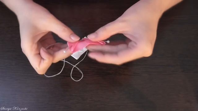 Украшение на заколку Канзаши / Бантики-бабочки смотреть онлайн