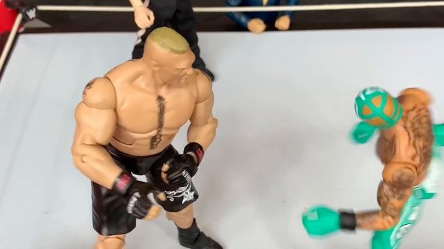Brock Lesnar vs Rey Mysterio WWE Title Action Figure Match! Survivor Series 2019! смотреть онлайн