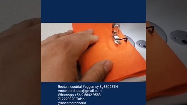 Recta Industrial #sggemsy Sg8802E1H con cortador de hilo смотреть онлайн
