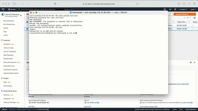 AWS Tutorial - How to Enable Username & Password Authentication for Amazon Linux EC2 Machine смотреть онлайн