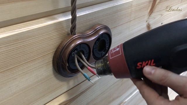 Монтаж двойной ретро розетки Lindas смотреть онлайн