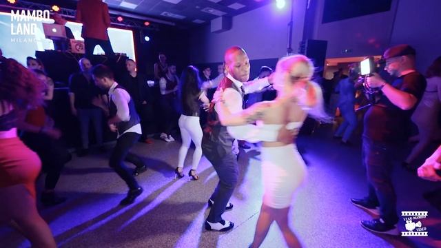 Guilherme Coulibaly & Evgenia Volynchuk - social dancing @ MAMBOLAND MILANO смотреть онлайн