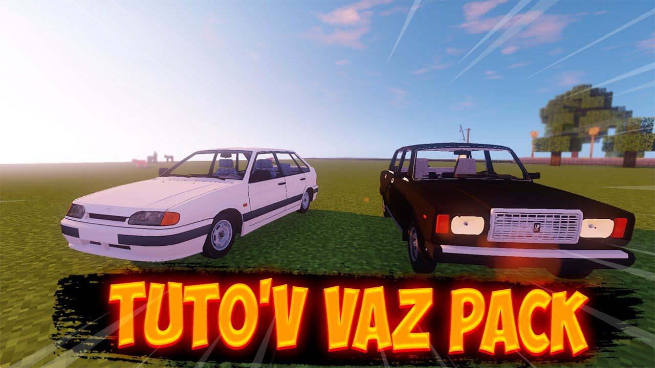 Самый ЛУЧШИЙ мод на МАШИНЫ в МАЙНКРАФТ! TUTOV VAZ PACK смотреть онлайн