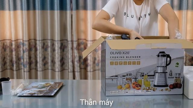 Mở Hộp Máy Xay Nấu Đa Năng Olivo X20 - Unbox Cooking Blender Olivo X20 смотреть онлайн