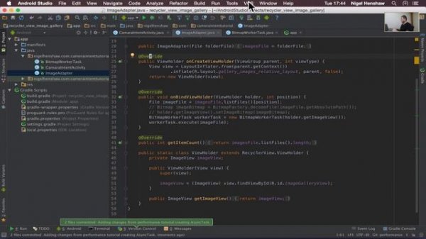 How to create git branches & tags with android studio