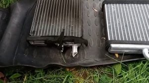 Ховер, заменил радиатор печки.