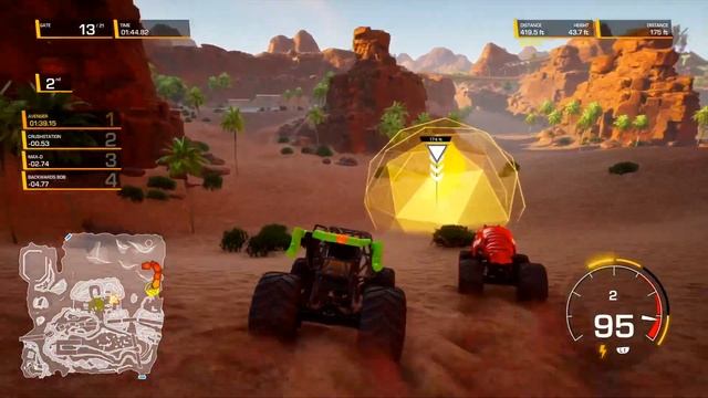 Monster Jam Steel Titans 2 Fails Funny Moments & Glitches смотреть онлайн