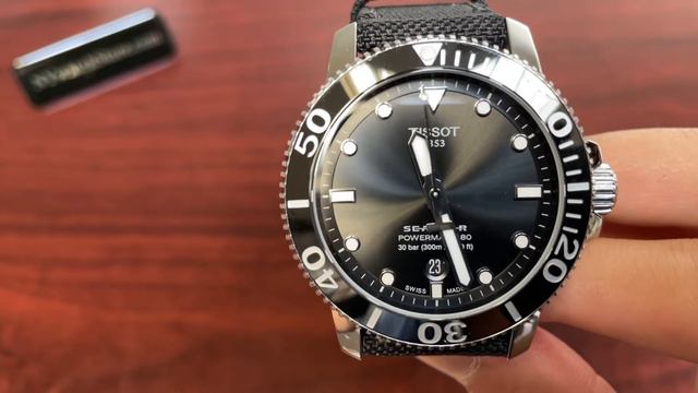 Tissot Seastar 1000 Powermatic 80 Automatic Diver's Watch T1204071705100 смотреть онлайн