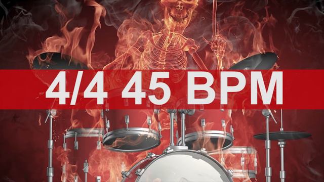 🔴 45 BPM Heavy Drums Metronome смотреть онлайн