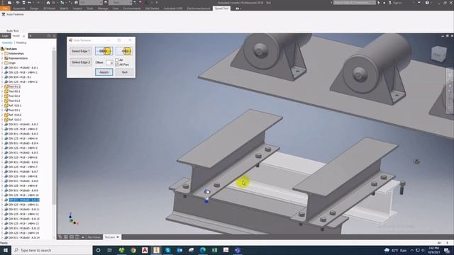 Autodesk Inventor | Add-In | How to add automatically fastener such as: bolt, nut,.... смотреть онлайн